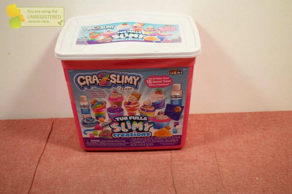 Cra-Z-Slimy Tub Fulla Fun Slimes and Putties